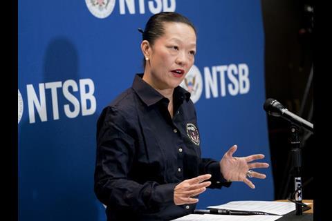 NTSB Board Member Bella Dinh-Zarr confirmed on December 19 that PTC was not yet operational on the new route. (Photo: Andrew Harnik/AP/REX/Shutterstock)